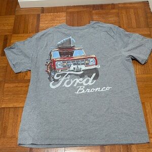 Ford Bronco Red and Gray Tee